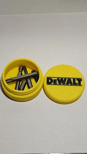 Caja Porta Puntas Estuche Simil Millwaukee Dewalt Bosch Amarillo