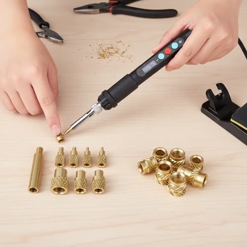 Herramienta Soldador Insertos Roscados Impresion 3d Plastico