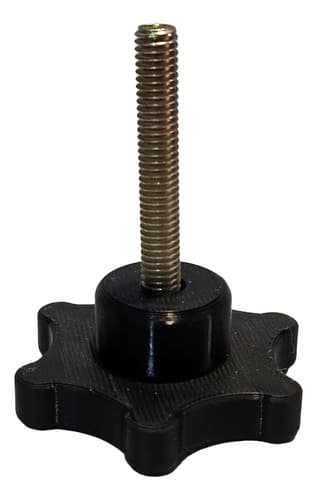 Perilla Ajuste Rosca M6 Macho 45mm Largo Pack 4 Unidades