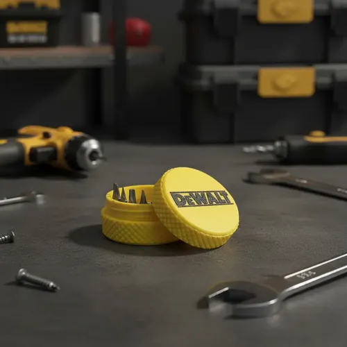 Caja Porta Puntas Estuche Simil Millwaukee Dewalt Bosch Amarillo