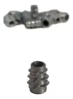 Insertos Roscados Para Madera M4 25 Unidades