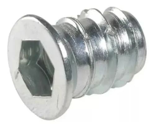 Insertos Roscados Para Madera M8 50 Unidades